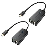 Cable Matters 2-Pack Plug & Play USB C to Ethernet Adapter with PXE, MAC Address Clone (Thunderbolt to Ethernet Adapter, Gigabit Network to USB C) - Compatible with MacBook Pro, XPS, Surface Pro