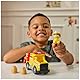 PAW PATROL Fire Rescue - Rubbles Rettungs-Truck mit Schaufel und Geschossen sowie Rubble Hundefigur, Spielzeug für Kinder ab 3 Jahren