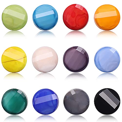 Perline Di Vetro Per La Creazione Di Gioielli Per Adulti, Perline Sfaccettate Da 14 Mm, 70 Perline Di Cristallo Colorate Per Collane, Bracciali, Orecchini E Artigianato Fai Da Te - 3