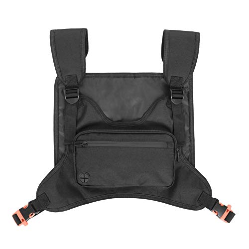 Aesy Chaleco Tactico, Mochila Tactica, Bolsa Tactica, Bandolera Hombre, Bolso de Pecho Hombre, Mochila Tactica Militar, Ajustables Bolsa de Hombro Cruzada Paquetes de Cintura Funcionales (Negro-3#)
