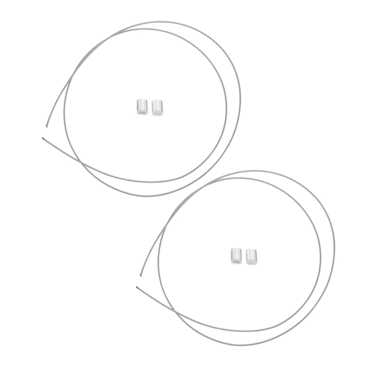 BELLIFFY 2pcs Durable Basketball Hoop Net Threading String High Strength Wire Cord for Easy Installation Use Replacement Accessory for Basketball Frames