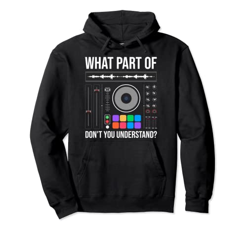 Diseño divertido de DJ para hombres mujeres Sound Engineer Disc Jockey Sudadera con Capucha