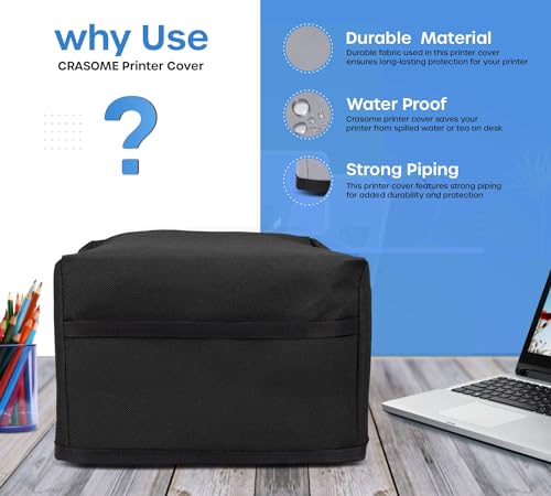 Image of Crasome Dust Proof Water-resistant Printer Cover for HP Deskjet Advantage Ultra 2820 / 4929 (Black)