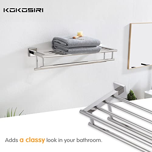 KOKOSIRI-Bathroom-Towel-Rack-Towel-Holder-20-Inch-Towel-Shelf-with-Double-Towel-Bars-Wall-Mounted-SUS-304-Stainless-Steel-Polished-Chrome-B6005CH-L20