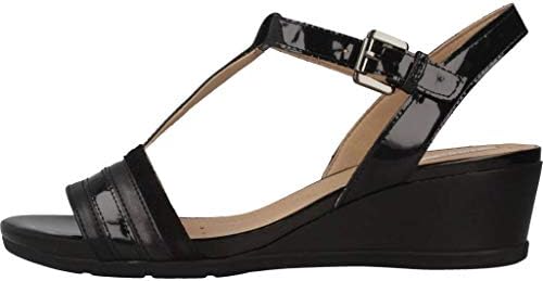 Geox Women's D MARYKARMEN C Open Toe Sandals, Black (Black C9999), 6 UK | Image 1