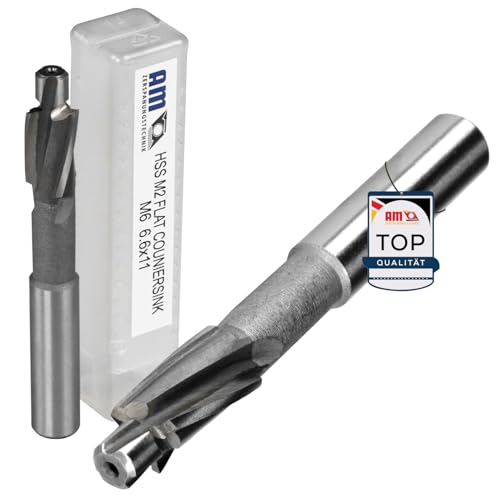 avellanador plano DIN 373 – M5, orificio pasante mediano