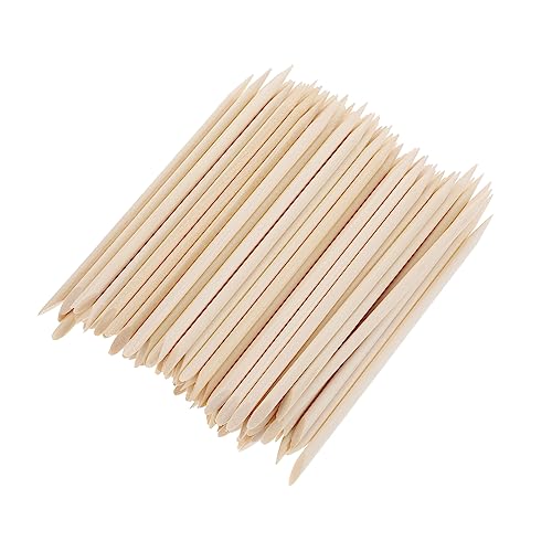 FOMIYES Practical Nail Art Supplies 300pcs Wooden Nail Sticks Cuticle Removal Tool for Manicure