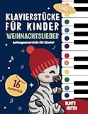 Klavierstücke für Kinder: Weihnachtslieder mit bunten Klaviernoten - Anfangsunterricht für Klavier und Keyboard (Bunte Noten Klavier, Band 3) - Fleur Duval 