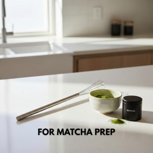 Image of rattleware 10.25-in Triangle Espresso Whisk, Stainless Steel Frothing Tool