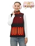 Thermo Beast Heated Vest for Women with Battery Pack Included, Electric Rechargeable Warming Winter Vests for Work & Outdoor (US, Alpha, Medium, Regular, Regular, Polyester, Black)