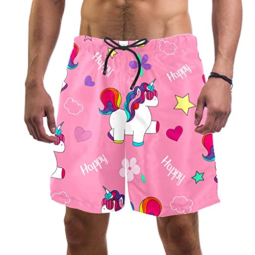Maillots de bain shorts de plage licorne pour vos vacances tropiques