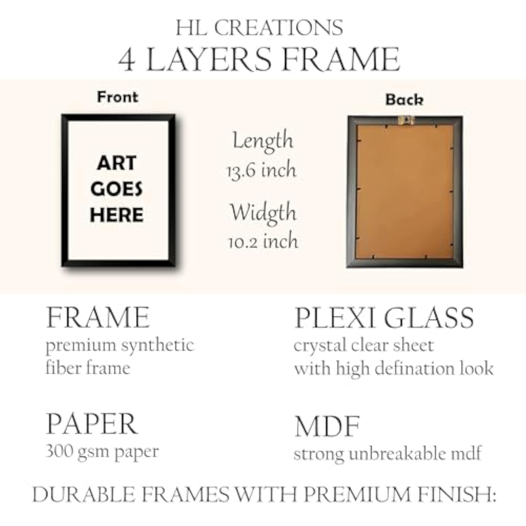 Kitchen Quote Wall Frame, Wooden Spoon Art