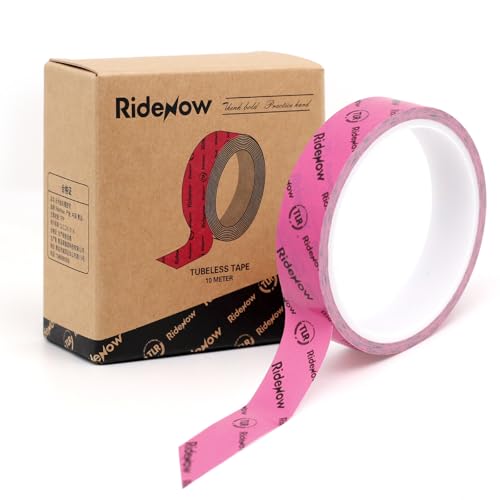 PERTUAL RideNow Tubeless Rim Tape 21/23/25/27/29/31mm Width x 10m Length, Bike Wheel Rim Tape Suitable for Tubeless MTB/Road/Gravel Bikes Wheel Carbon Tubeless Kit