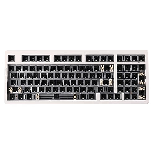 EPOMAKER EK98 VIA Gaming Keyboard Kit, 98 Keys Gasket Programmable Barebones Keyboard, Bluetooth/2.4Ghz/USB-C Wired Wireless Custom Mechanical Keyboard Base, South-Facing LEDs, Hot Swappable, NKRO