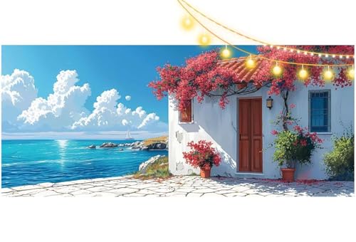 Broderie Diamant Kit Complet 5D | Grand Format 120x60 Peinture Mer