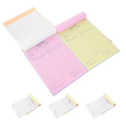 Libro de pedidos autocopiativo de 3 copias y papel sin carbón para copias comerciales limpias