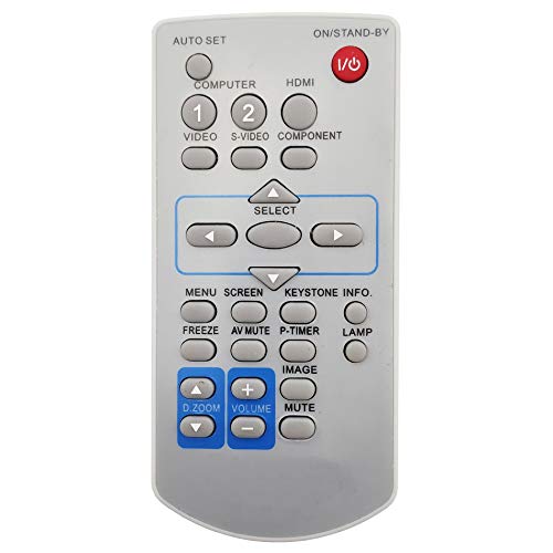 Okelet 6451053893 プロジェクターのリモコン、に適しています Panasonic PT-LW25H/ PT-LX22/ PT-LX26H/ PT-LX30H/ PT-TW230/ PT-TW231R/ PT-TW2 41n4lBV43GL.jpg