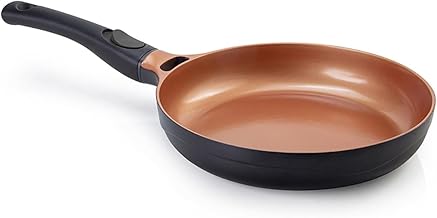 LE COOK Frigideira Cerâmica Premier Black 28 cm 2,4 Litros Cabo Destacável Antiaderente Saudável Fundo de Indução Compatível com Todos os Fogões Alumínio de Alta Densidade Cor Preta