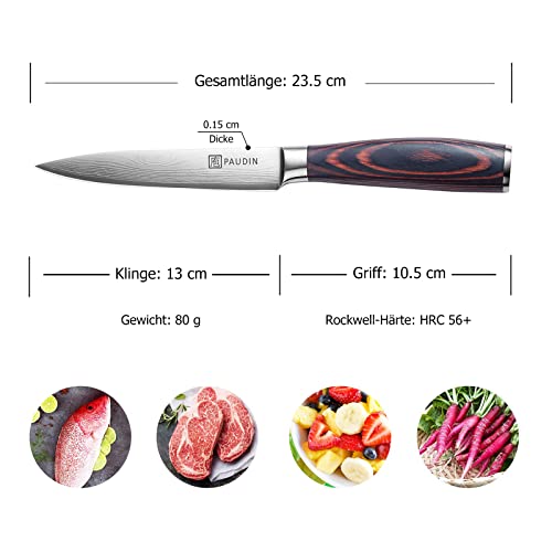 PAUDIN Bread Knife + Utility Knife 5 inch - image 6