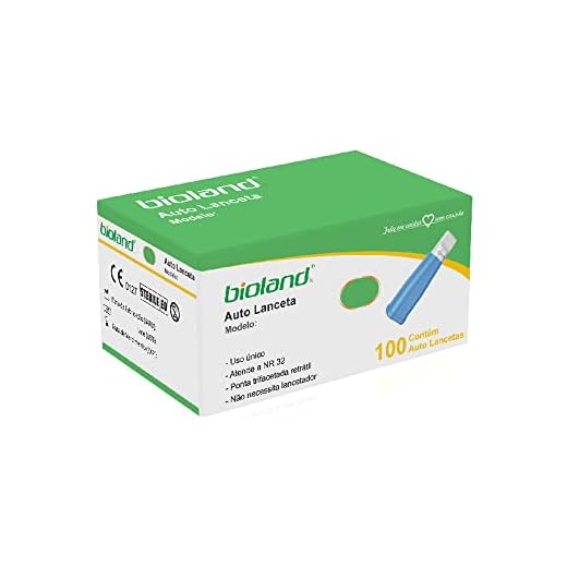 Bioland Auto Lanceta 28G Branco