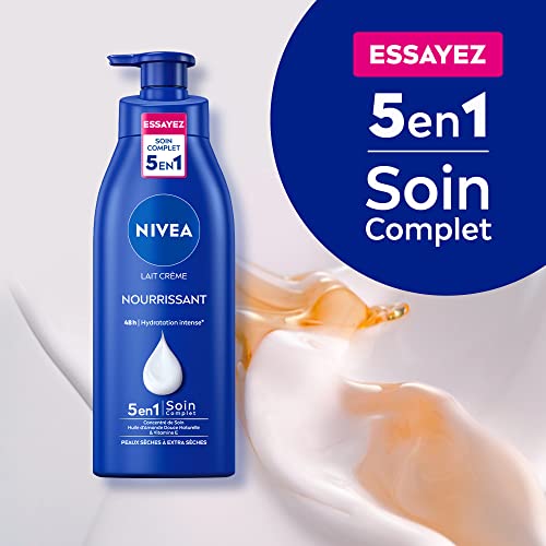 Nivea lait crème nourrissant à huile d'amande douce peaux très sèches 250ml - vue 4