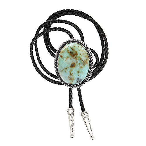 Bolo tie for Men- Gemstone Handmade Round Shape Western Cowboy Bolo tie for Women