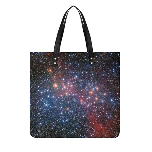 Sac à main Galaxie pour femmes grand tote bag shopper idéal en voyage de 39x39cm