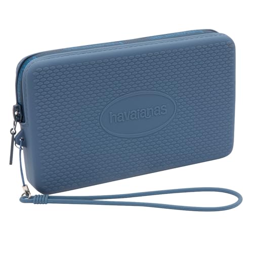 Havaianas   Mini Bag Logo, Acesorio Compacto, Práctico y Elegante, con Cremallera Resistente y Correa de Muñeca, Resistente al Agua, Adultos Unisex