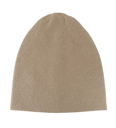 Villand 100% Cashmere Beanie Hat For Women And Men With Gift Box, Double-Layered Ski Cap, Knitted Cashmere Hat For Winter (Undyed Camel) #TOP2