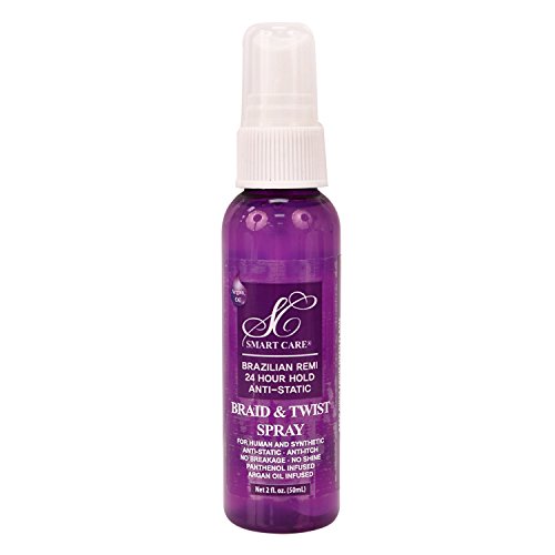 Spray para trenzas y giros antiestático 2 oz miniatura 1