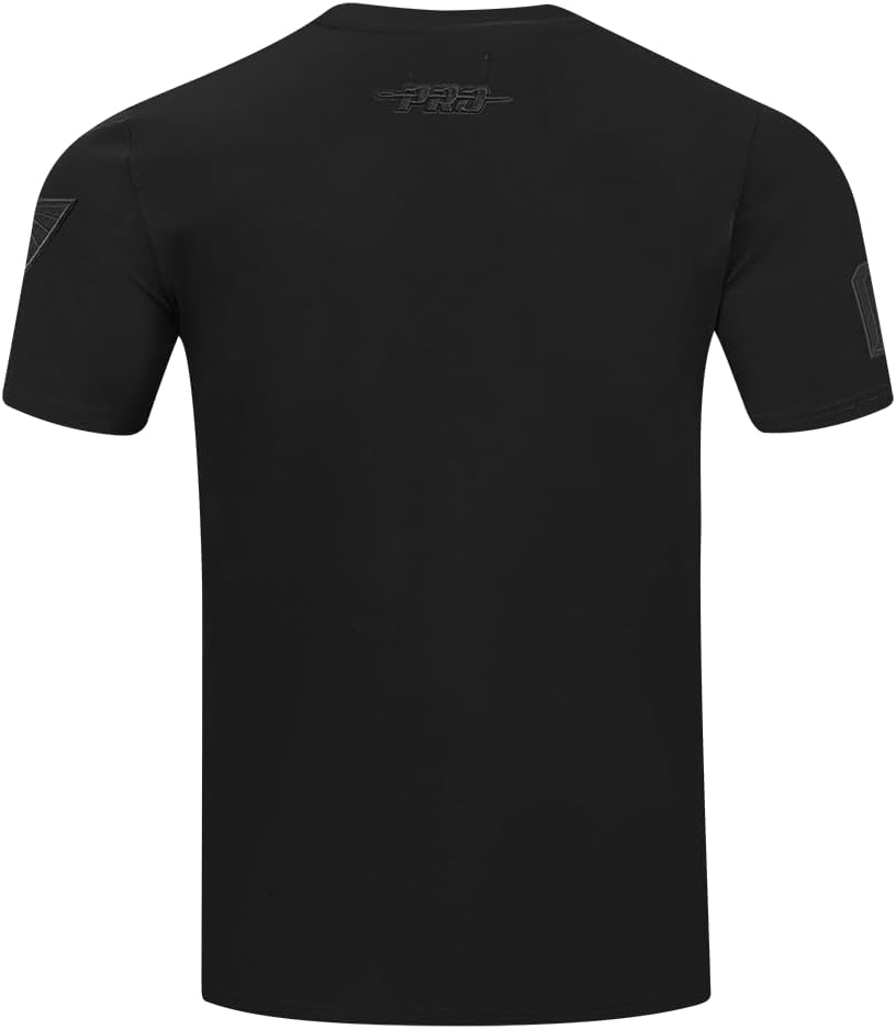 Mens WNBA Classic Triple Black Cotton Short Sleeve Tee