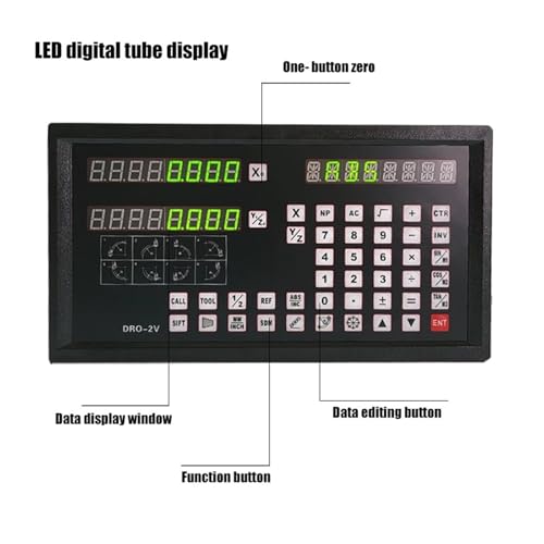Kit Encoder Lineal DRO-2V Digital 0-1000mm Completo miniatura 2