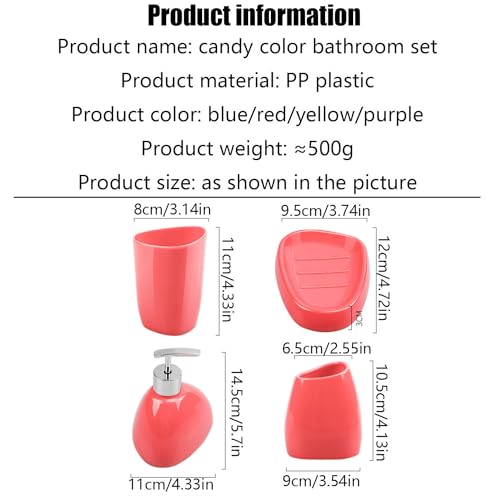 Ensemble d'accessoires de salle de bain VINGAA au design épuré - 8