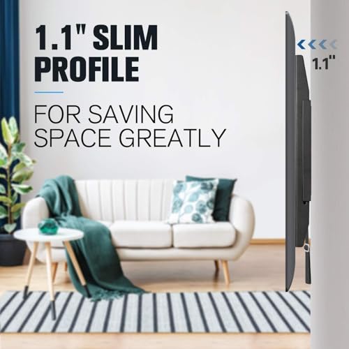 Support mural fixe pour la plupart des téléviseurs de 50 kg max SCRUBY - 5