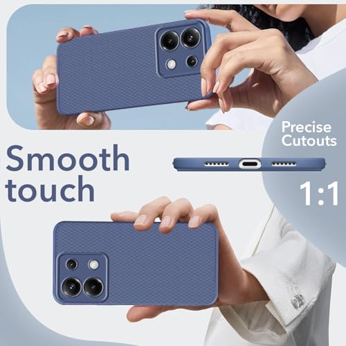 Image of Jkobi Back Cover Case for Poco X6 5G (Liquid Silicone | Side Grip | Camera Protection)