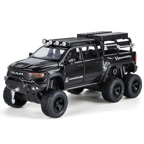 Image of RAM Mammoth Monster Truck Toy Car for Kids | Big Size Off-Road Pickup Truck Model with Built-in Jumpers Suspension | Heavy Duty Toy Vehicle for Boys & Girls
