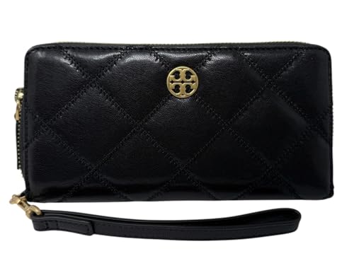 Tory Burch Women's Willa Zip Continental Wallet With ID Card Case (Black)3