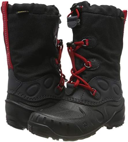 Jack Wolfskin Iceland Texapore High Hiking Shoes Boot, Black/Red, 12.5 US Unisex Big Kid | Image 7