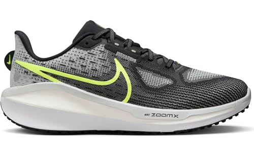 NIKE Vomero 17, baixo homem, Black Volt Lt Smoke Grey White, 46 BR