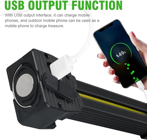Lampe de pose LED magnétique rechargeable USB à intensité variable lot de 2