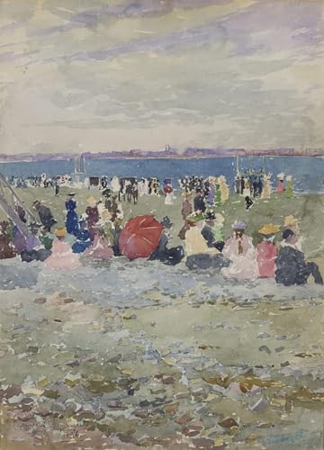 Toile Revere Beach Maurice Prendergast pour rompre la monotonie