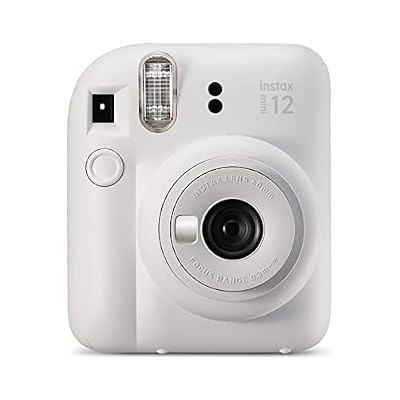 Fujifilm Instax Mini 12 Instant Camera with 40 Shot Film Pack - Clay White