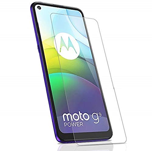 Image of COVER CAPITAL Tempered Glass Screen Protector for Motorola Moto G9 Power, 9H Hardness, Anti Scratch, Oil Resistant, 1 Count