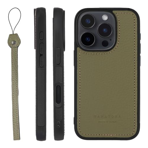 HANATORA for iPhone 16Pro �P�[�X �{�v ���{�� �ϏՌ� �X�}�z�P�[�X �X�}�z �X�g���b�v �t�� �V�������N�J�[�t���U�[ �M�t�g �}�O�l�b�g�Ȃ� �s�X�^�`�I SPGJP-16Pro-Pistachio