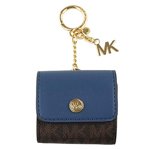[マイケルコース MICHAEL KORS] レディース キーケース・キーリング ブルー系×ブラウン系