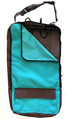 AJ Tack Deluxe Bridle Bag with Hooks Turquoise