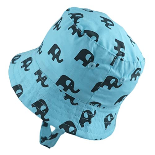Sombrero de verano para bebé de 1 mes: ideal para paseos playeros en azul 2