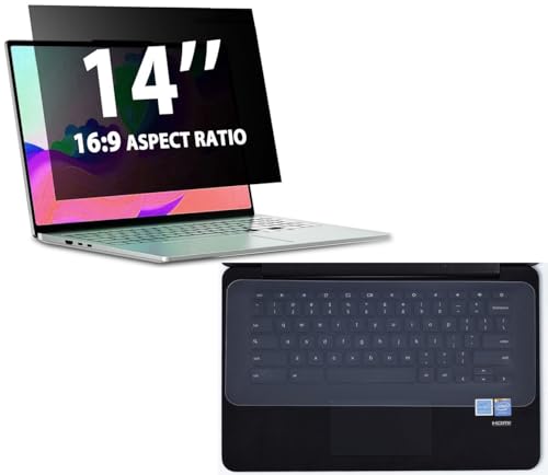 Image of 2 in 1combo 14 Inch Laptop Screen Protector + Silicone Keyboard Protector Combo Compatible with HP EliteBook 840 G10 | Matte Anti Glare Screen Guard
