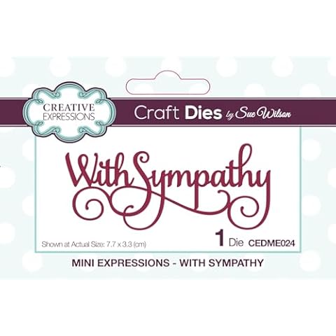 Sue Wilson Sympathy Mini Expressions Die Set Cover