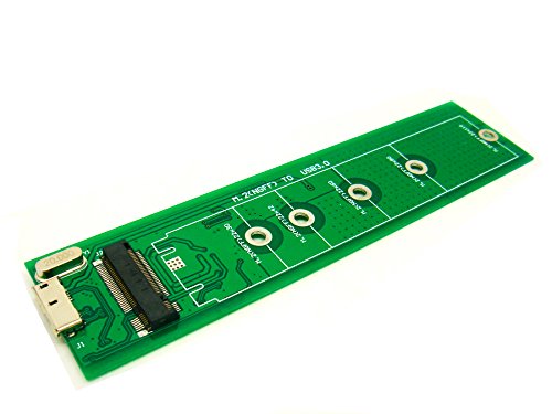 ZTC Thunder Enclosure NGFF M.2 SSD to USB 3.0 Adapter. Support UASP SuperSpeed 6Gb/s 520MB/s Black Model ZTC-EN004-BK